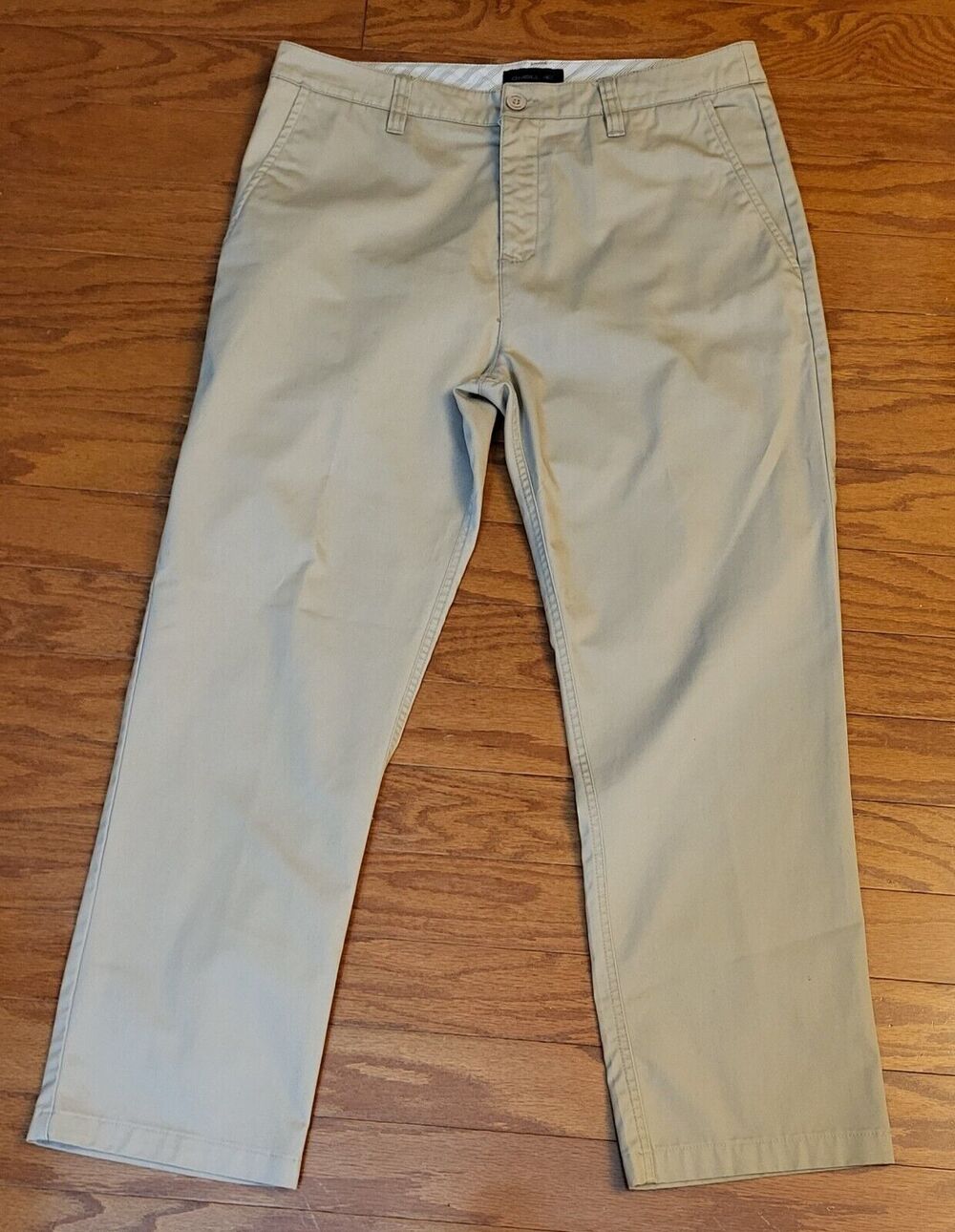 ONeill Khaki Pants Men Size 34 X 29 Flat Front